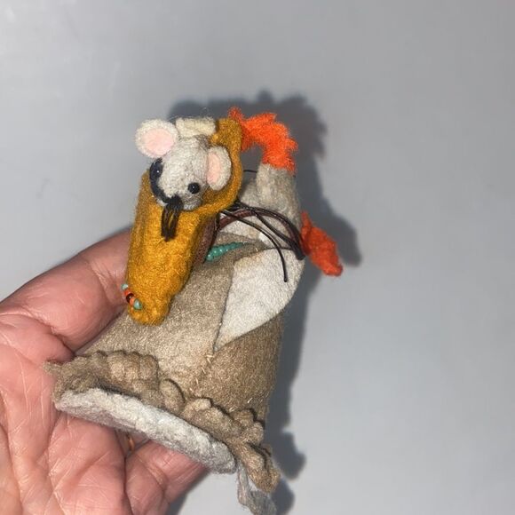 Vintage Oversized Extra Large Country Spring Mouse With  Vintage Mouses Handmade